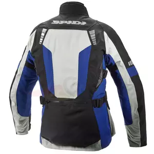 Casaco têxtil para motas Spidi Outlander preto cinzento-azul M-3