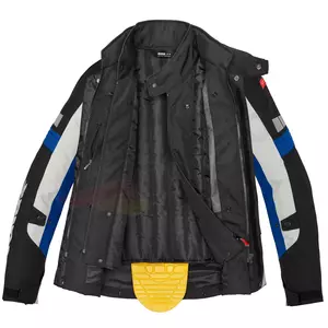 Casaco têxtil para motas Spidi Outlander preto cinzento-azul M-4