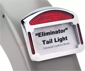 Cadre de plaque d'immatriculation LED Eliminator chromé Cycle Visions - CV-4817 
