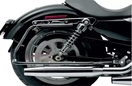 Bagagerek achteraan voor HD Sportster 04-17 XL fietstassen zwart Cycle Visions - CV7500 