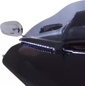 Černý překryt čelního skla Horizon Ciro s osvětlením LED-5