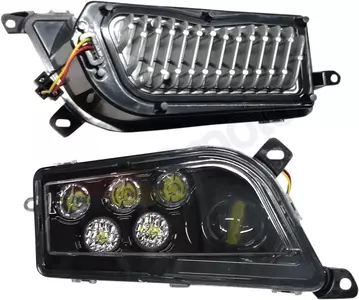 Brite-Lites Kit de phares LED en 2 parties noir - BL-LEDRZR1000