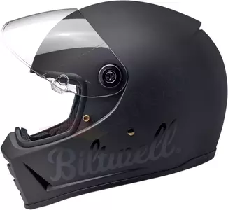 "Biltwell Lane Splitter" integruotas motociklininko šalmas matinės juodos spalvos S-2