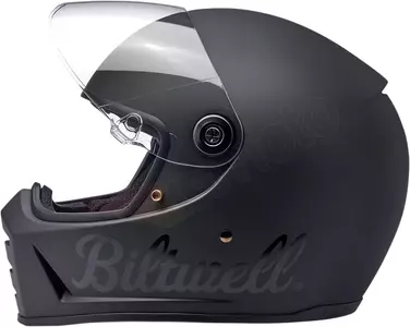 "Biltwell Lane Splitter" integruotas motociklininko šalmas matinės juodos spalvos S-4
