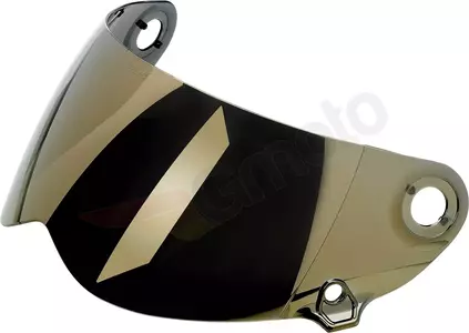 Biltwell Lane Splitter parabrisas de espejo de oro casco - 1112-222 