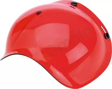 Para-brisas de capacete Biltwell Bubble Anti-Fog vermelho-1