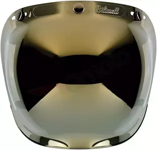 Visiera per casco Biltwell Bubble Anti-Fog specchiata oro-3