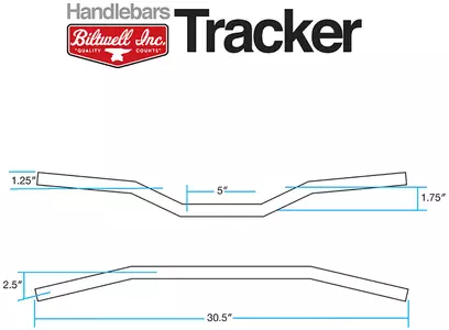 1" Biltwell Tracker Tracker 4" ghidon negru-3