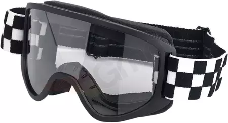 Очила Biltwell Moto 2.0 titanium chequered - 2101-5101-014 