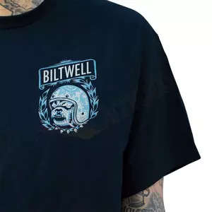 Biltwell Crewneck rövid ujjú póló Fekete S-3