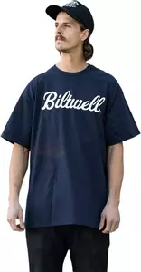 Biltwell Script majica kratkih rukava plava XXL-3