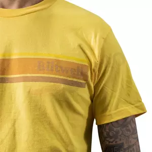 Biltwell Streifen gelbes T-shirt L-6