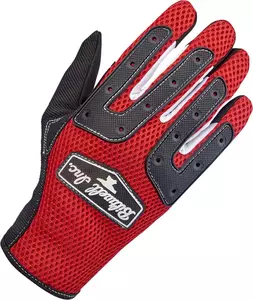 Biltwell Anza γάντια μοτοσικλέτας μαύρο και κόκκινο M-1
