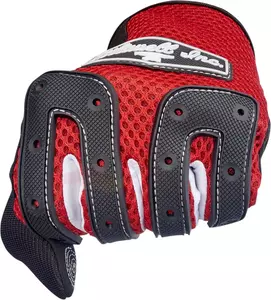 Biltwell Anza γάντια μοτοσικλέτας μαύρο και κόκκινο M-3
