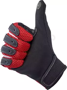 Rękawice motocyklowe Biltwell Anza czarno-czerwone M-6