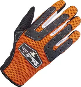 Ръкавици за мотоциклет Biltwell Anza черни и оранжеви XS-1