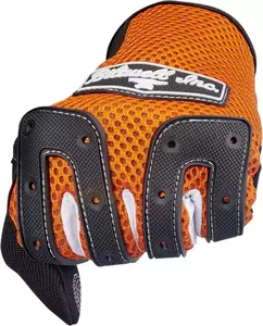 Ръкавици за мотоциклет Biltwell Anza черни и оранжеви XS-7
