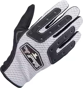 Biltwell Anza ръкавици за мотоциклет черно-бели L - 1507-0401-004 