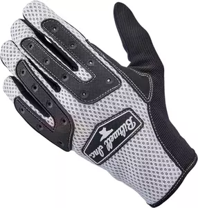 Biltwell Anza γάντια μοτοσικλέτας μαύρο και λευκό L-4