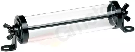 Biltwell rørdæksel transparent/sort - 7601-201