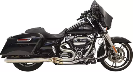 Système d'échappement complet Bassani Road Rage III 4 straight long stainless steel - 1F28SS 