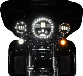 Custom Dynamics LED 7" ProBeam első lámpa fekete színben-3