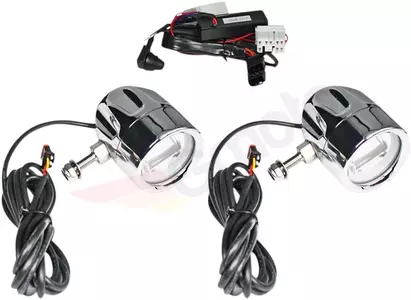 Światła przeciwmgielne ProBeam® LED Halo lightbar Custom Dynamics chrom - PB-FOG-HD-C 