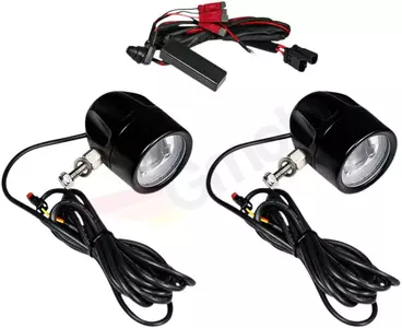 Προσαρμοσμένη δυναμική LED lightbar καθολική μαύρο - PB-FOG-UNV-B 
