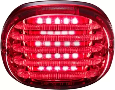 Lampa tył ProBeam LED Custom Dynamics z podświetleniem tablicy czerwona - PB-TL-SBW-R 