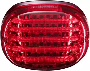 Luz traseira LED Custom Dynamics com iluminação da chapa vermelha-3