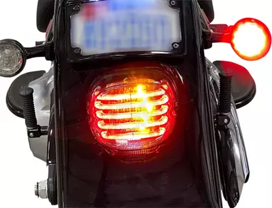 Luz traseira com indicadores LED Custom Dynamics vermelho - PB-TL-INT-NW-R 