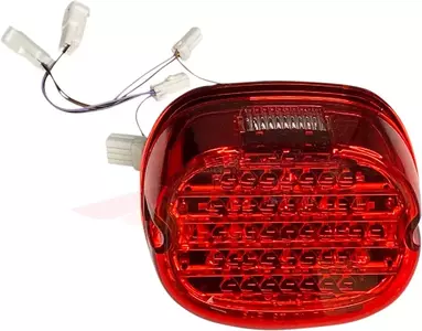 Lampa tył z kierunkowskazami LED Custom Dynamics czerwony - CD-INT-TL-W-R