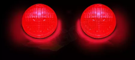 Klosze kierunkowskazów Custom Dynamics Honda Kawasaki czerwone - CD-TSLHK-RED 