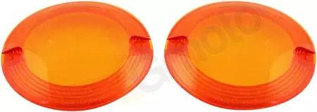 Abajururi de lămpi indicatoare portocalii personalizate Dynamics Orange - PB-F-LENS-AMBER 