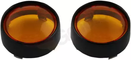 Custom Dynamics orange/svarta blinkersinfattningar - PB-B-BEZ-BA 