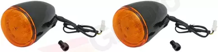 Custom Dynamics LED Probeam indiske orange/sorte blinklys - PB-IND-RTS-A-B 