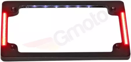 Ramka tablicy rejestracyjnej Custom Dynamics LED czarna - TF07-B 