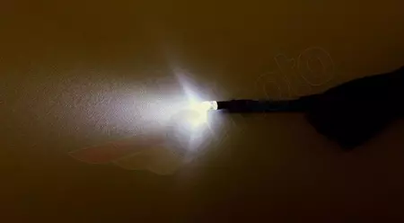 LED-diodlampa - med kabel Custom Dynamics vit