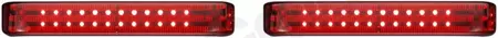 Lumières de coffre BAGZ chromées/rouges de Custom Dynamics - PB-SB-HD-CR 