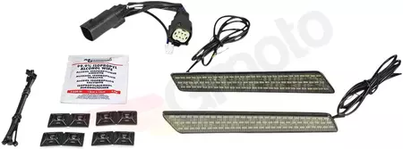 Oświetlenie LED zamka kufra bocznego Custom Dynamics dymiony - CD-LATCH-BCM-S 