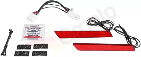 Custom Dynamics crvena bočna brava kućišta LED osvjetljenje - CD-LATCH-HD-R 