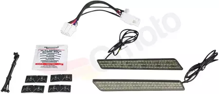 Oświetlenie LED zamka kufra bocznego Custom Dynamics dymiony - CD-LATCH-HD-S 