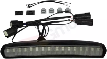 "Custom Dynamics LED Tour Pak" juodas/rūkytas galinis žibintas - CD-TP-LID-BS 