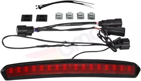 Custom Dynamics LED Tour Pak zwart/rood achterlicht - CD-TP-LID-BR