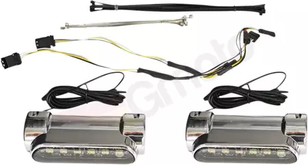 Lămpile de accesoriu Custom Dynamics cu LED-uri cromate - CD-CB-AW-BCM-C 