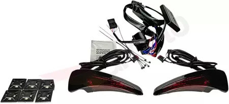 Oświetlenie LED oparcia fotela firmy Custom Dynamics black/red - CD-TPBR-14-RB