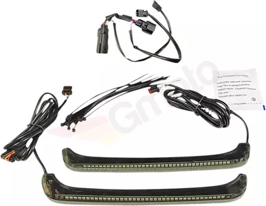 Oświetlenie kufrów bocznych LED Custom Dynamics Bagz trzy funkcje black/red - CD-LPDC-BCM4-S
