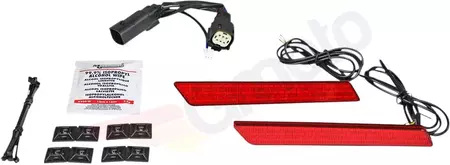 Lampes de verrouillage du coffre rouge Custom Dynamics - CD-LATCH-DC-R 