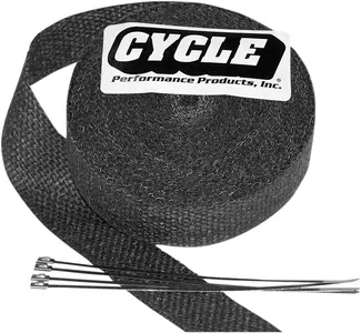 Glasvezel uitlaatband Cycle Performance Prod. zwart - CPP/9044