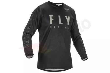 Fly Racing F-16 cross enduro mikina čierna/šedá M